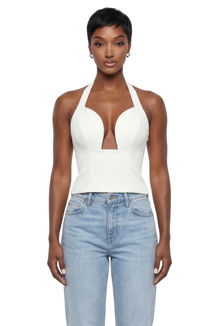 Chic Halter Corset Top