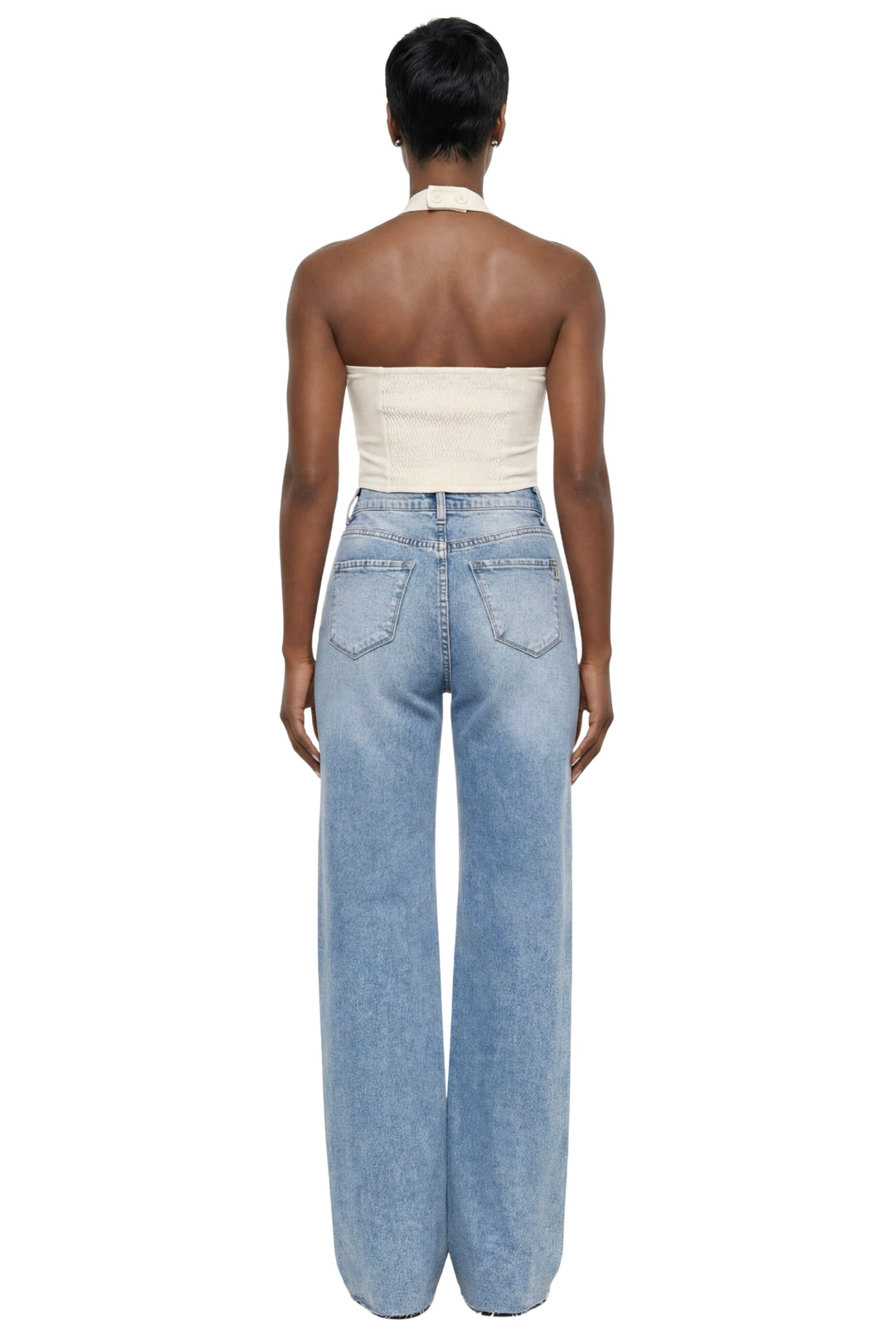 High Rise Distressed Jeans