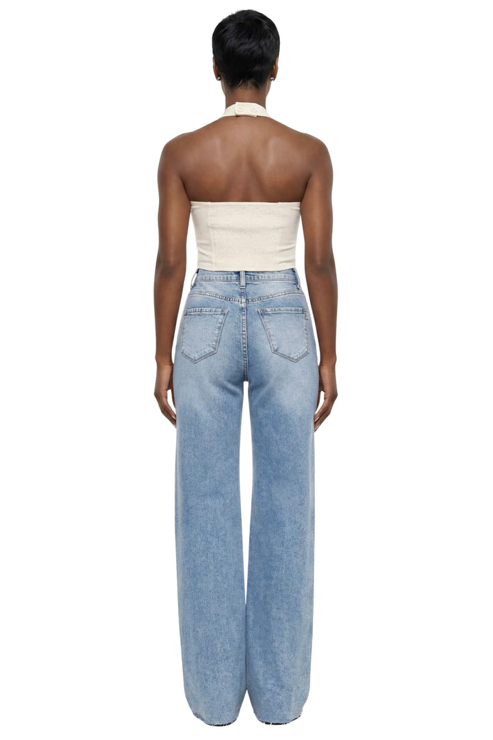 High Rise Distressed Jeans