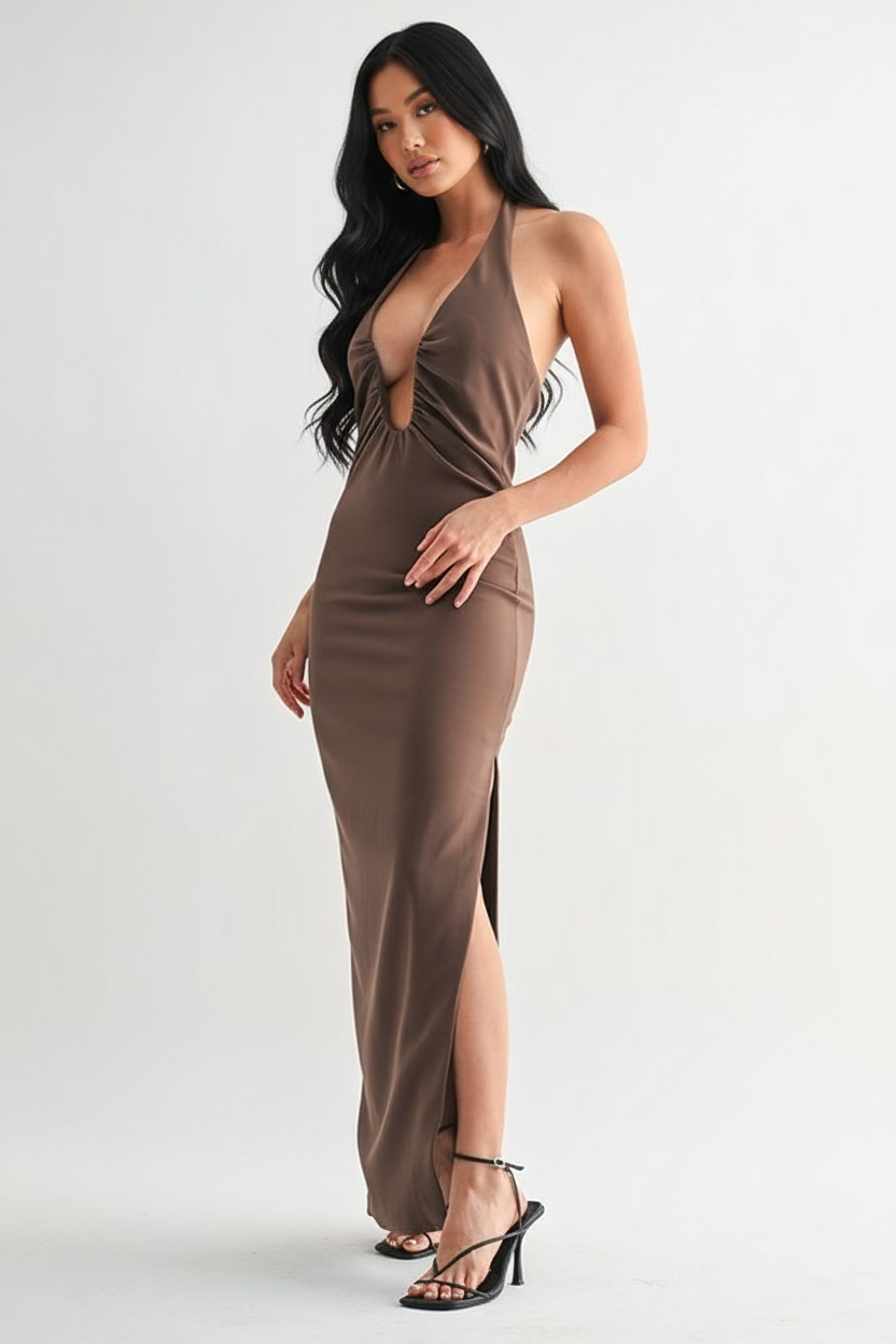 Grace Halter Maxi Dress