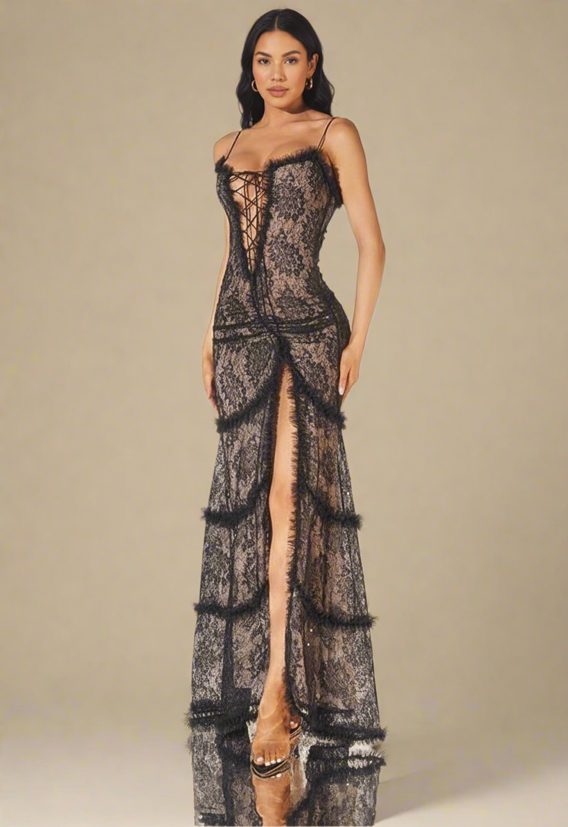 Victoria Lace Maxi Dress