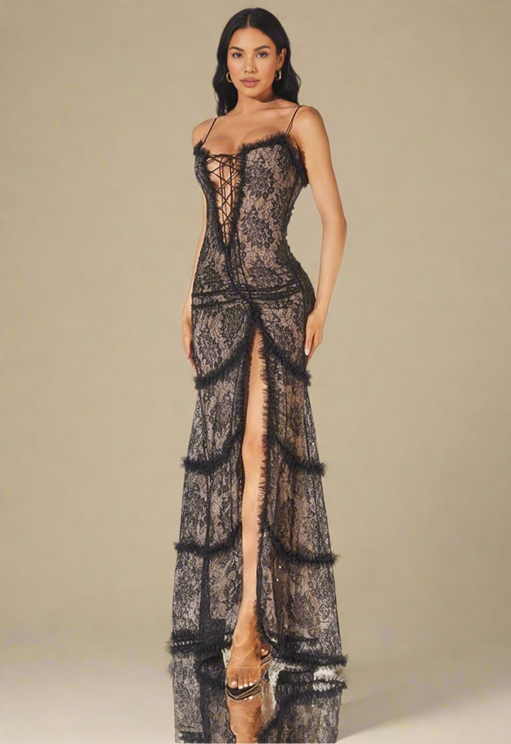 Victoria Lace Maxi Dress