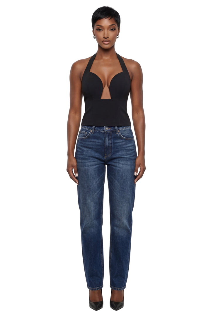 Chic Halter Corset Top