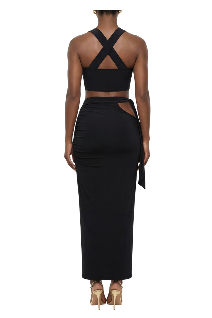 Noir Skirt Set